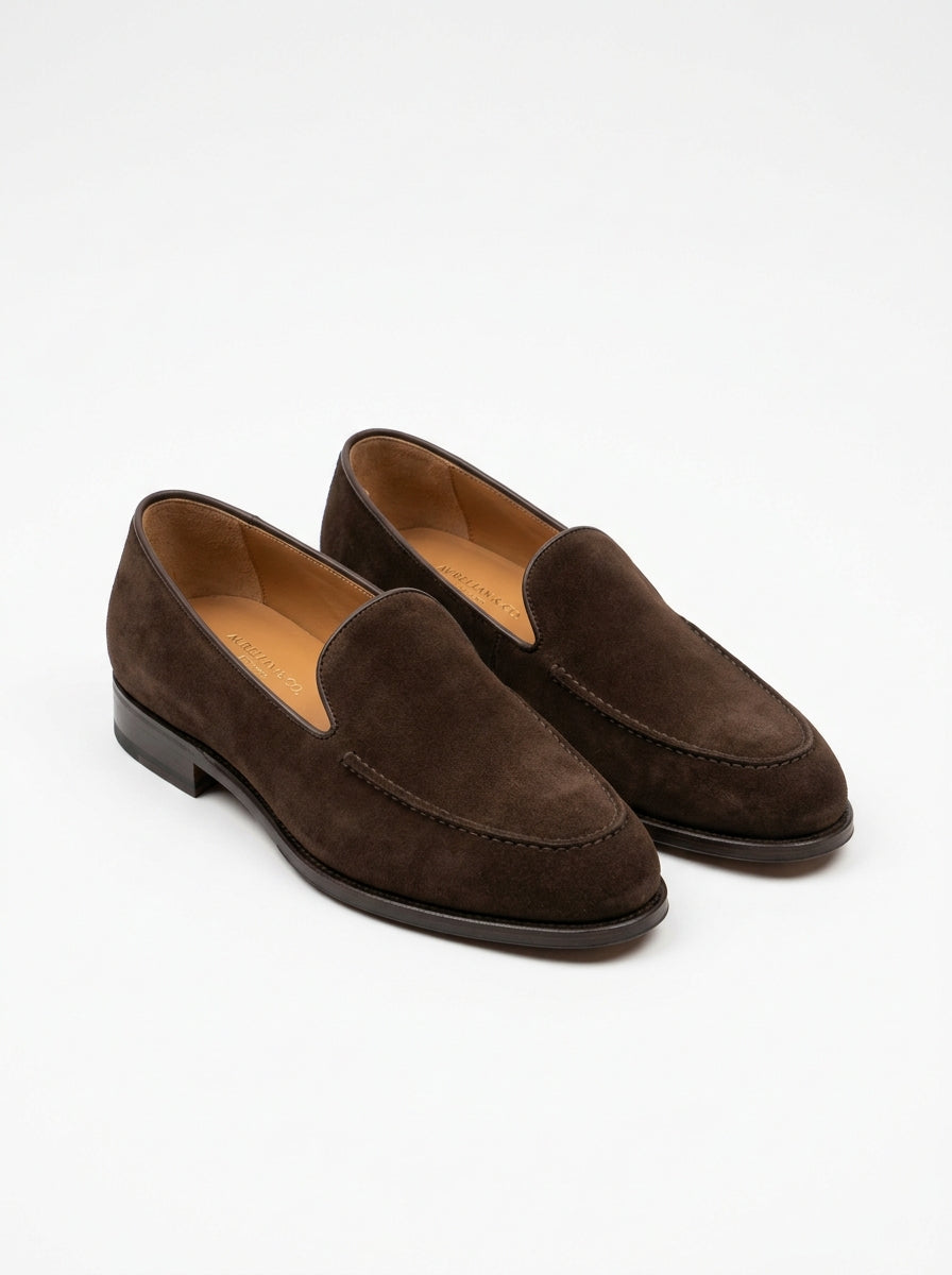 Minimalist Suede City Loafers